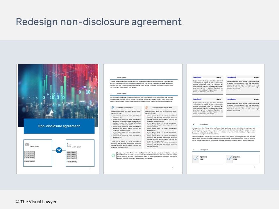 Contract design - The Visual Lawyer